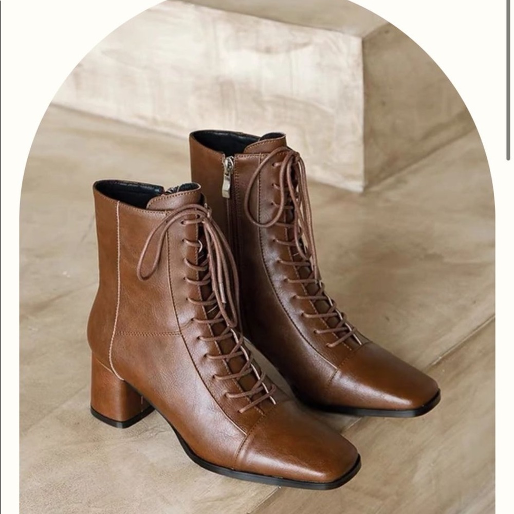 Brand: Looks Like Summer. Brown Booties